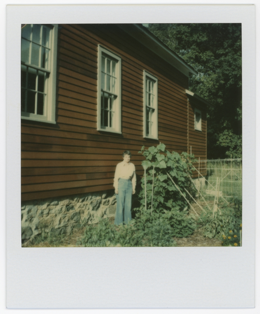 The artist in her garden, Allegan, Michigan, 1980
