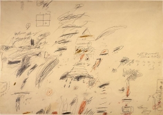 Roma, 1959-61 Pencil, crayon and ink on paper