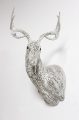 Untitled (Scraped Crystal Buck Head), 2012