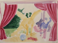 Parade Curtain after Picasso from &quot;Parade Triple Bill&quot;, 1980