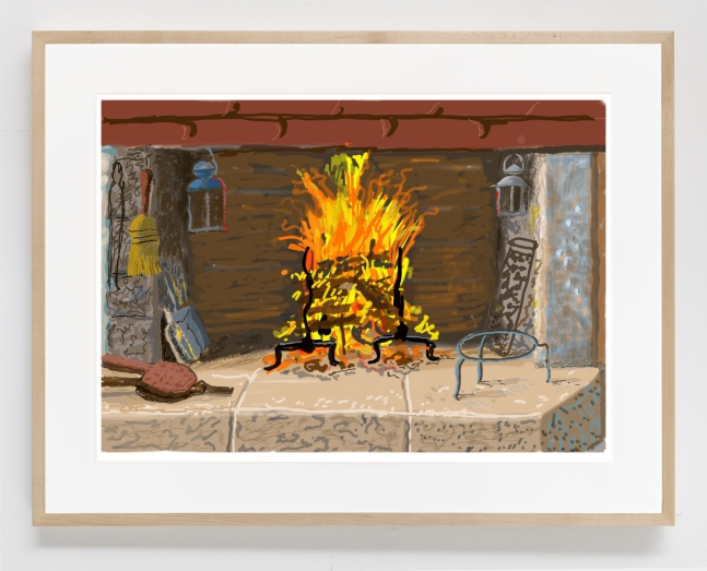 A Bigger Fire, 2020
iPad painting printed on paper
Image: 28 1/2 x 41 inches (72.4 x 104.1 cm)
Sheet: 33 1/2 x 45 inches (85.1 x 114.3 cm)
Edition 33 of 35

SOLD