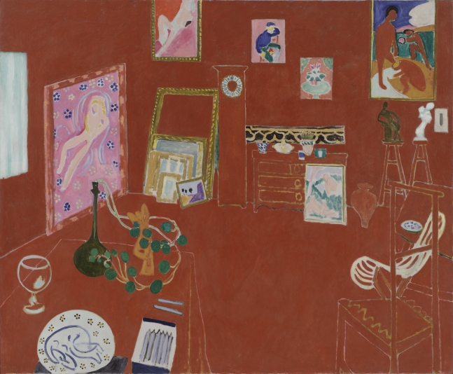Henri Matisse,&amp;nbsp;The Red Studio, 1911. &amp;copy; 2021 Succession H. Matisse / Artists Rights Society (ARS), New York
The Museum of Modern Art.