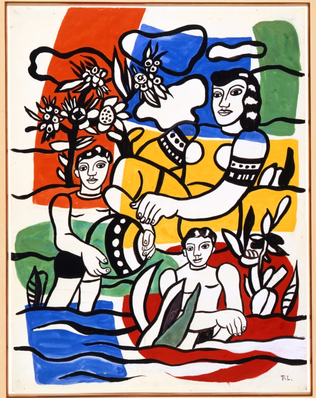 Fernand Léger Le Bonheur Gouache on paper