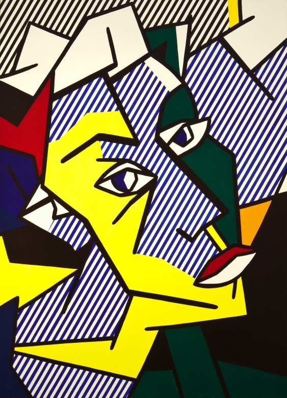 Roy Lichtenstein Head Oil and magna on canvas