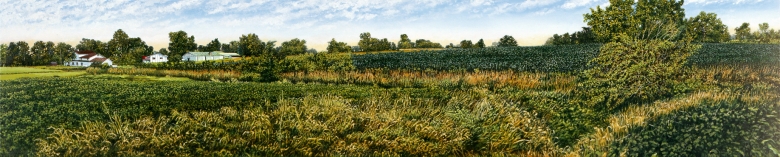 Harold Gregor Illinois Landscape #158 Acrylic on canvas