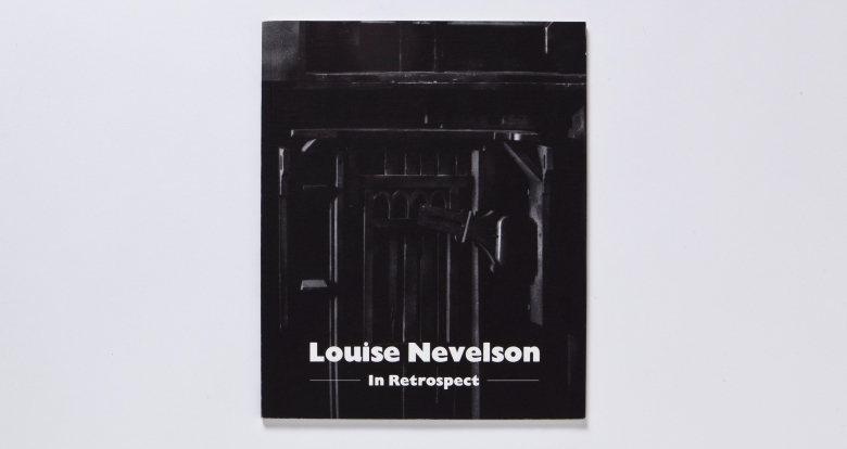 nevelson in retrospect catalogue