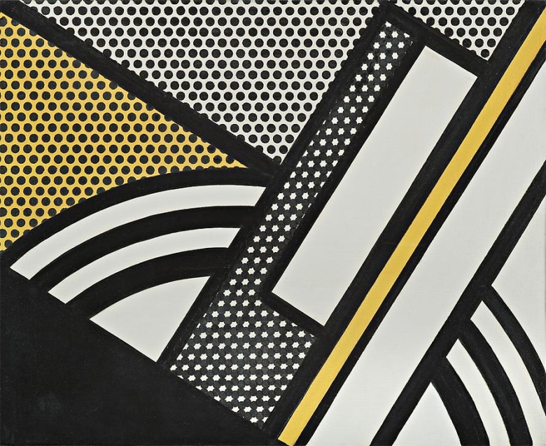 Modern Painting with Yellow Shaft, 1967