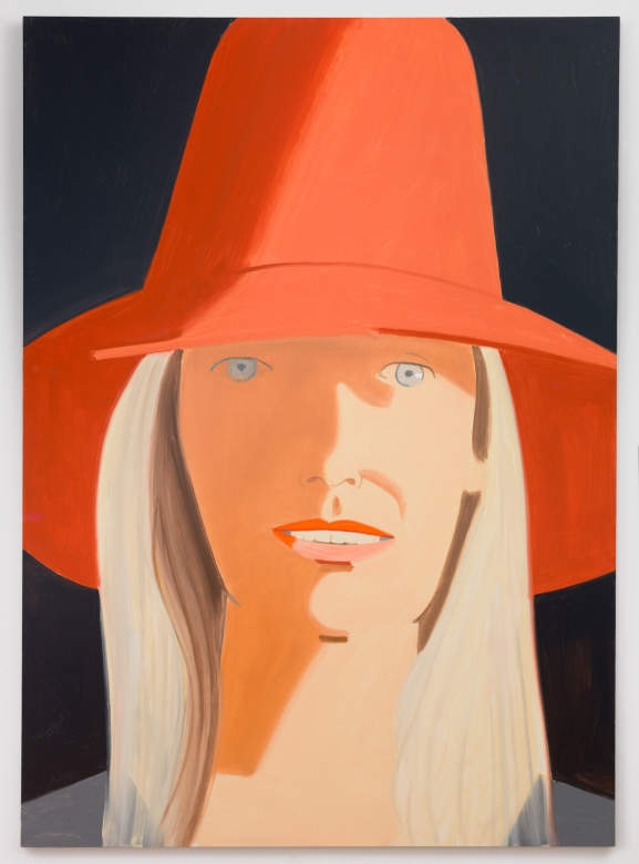 Red Hat (Renee), 2013, Oil on linen