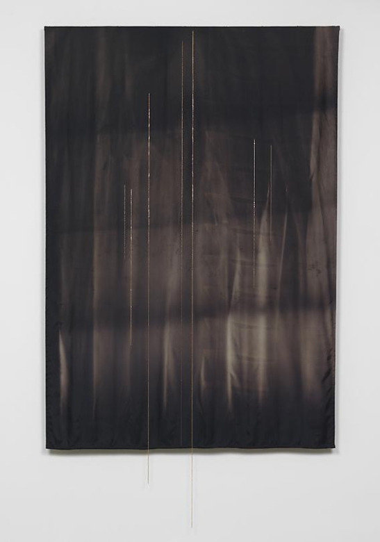 Untitled (Black Fabric with Chains), 2008-2009
