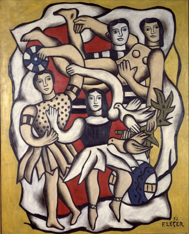Fernand Léger Les Danseuses aux Oiseaux Oil on canvas