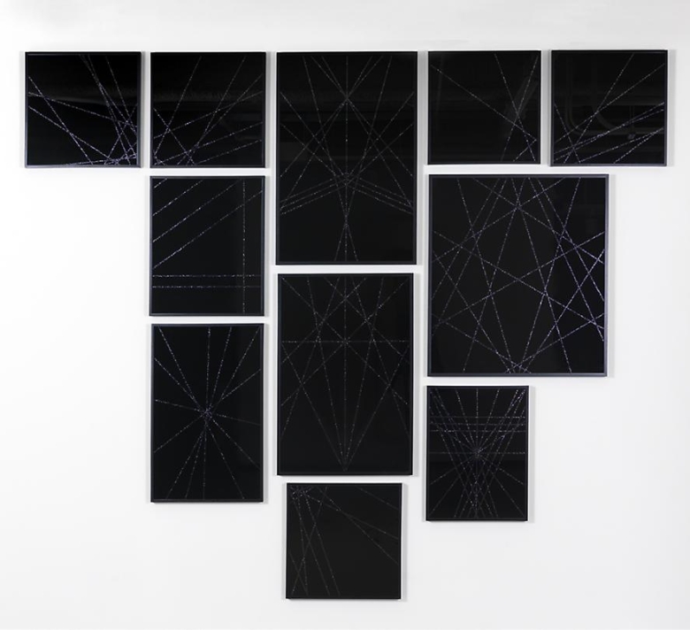 Untitled (Black Geometric II), 2008-09