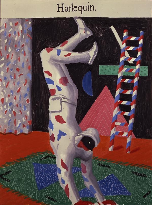 Harlequin, 1980 Oil on canvas